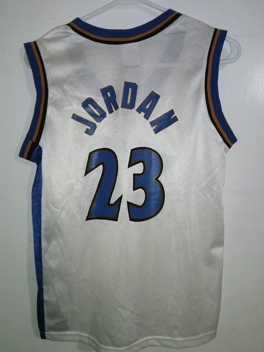 Wizards Jordan white youth medium 10/12 replica Champion
