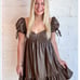 Amanda Uprichard faux leather dress large