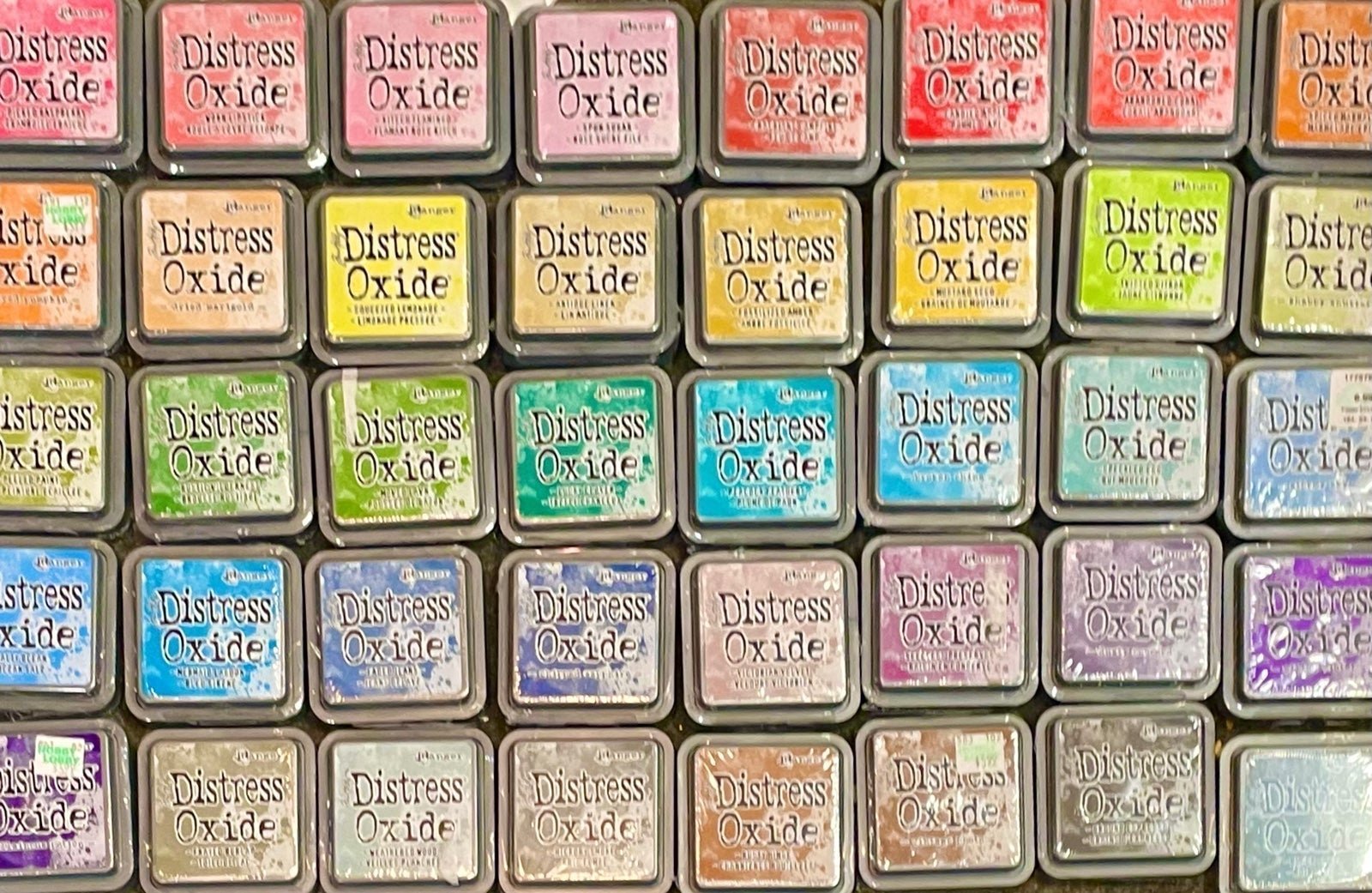 40 Ranger By Tim Holtz Distress Oxide Ink pads NO DUPLICATES SEALED NEW!