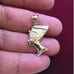 10 K Y Gold solid charm