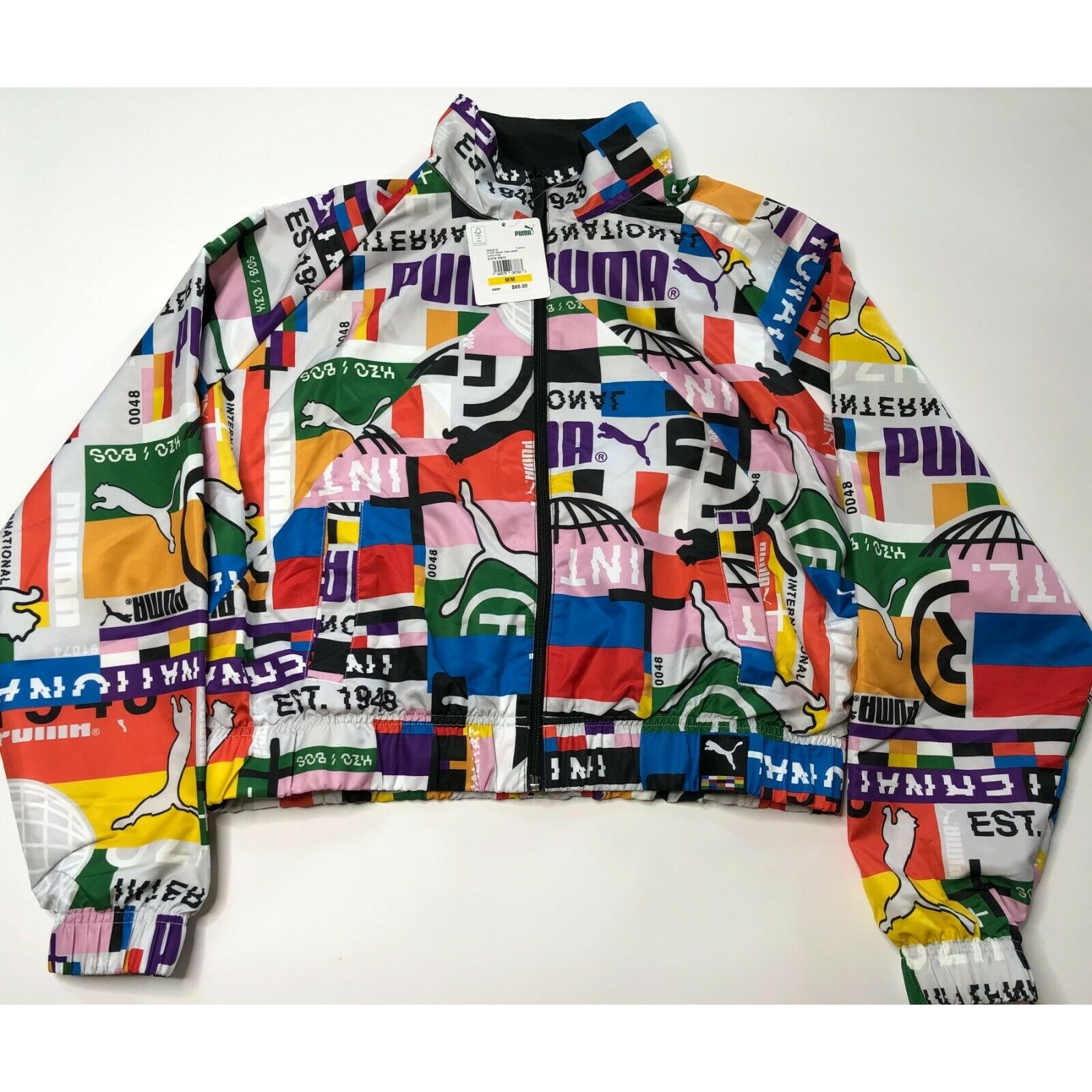 Puma Men's PI AOP Woven Track Jacket 530242 02 Size M