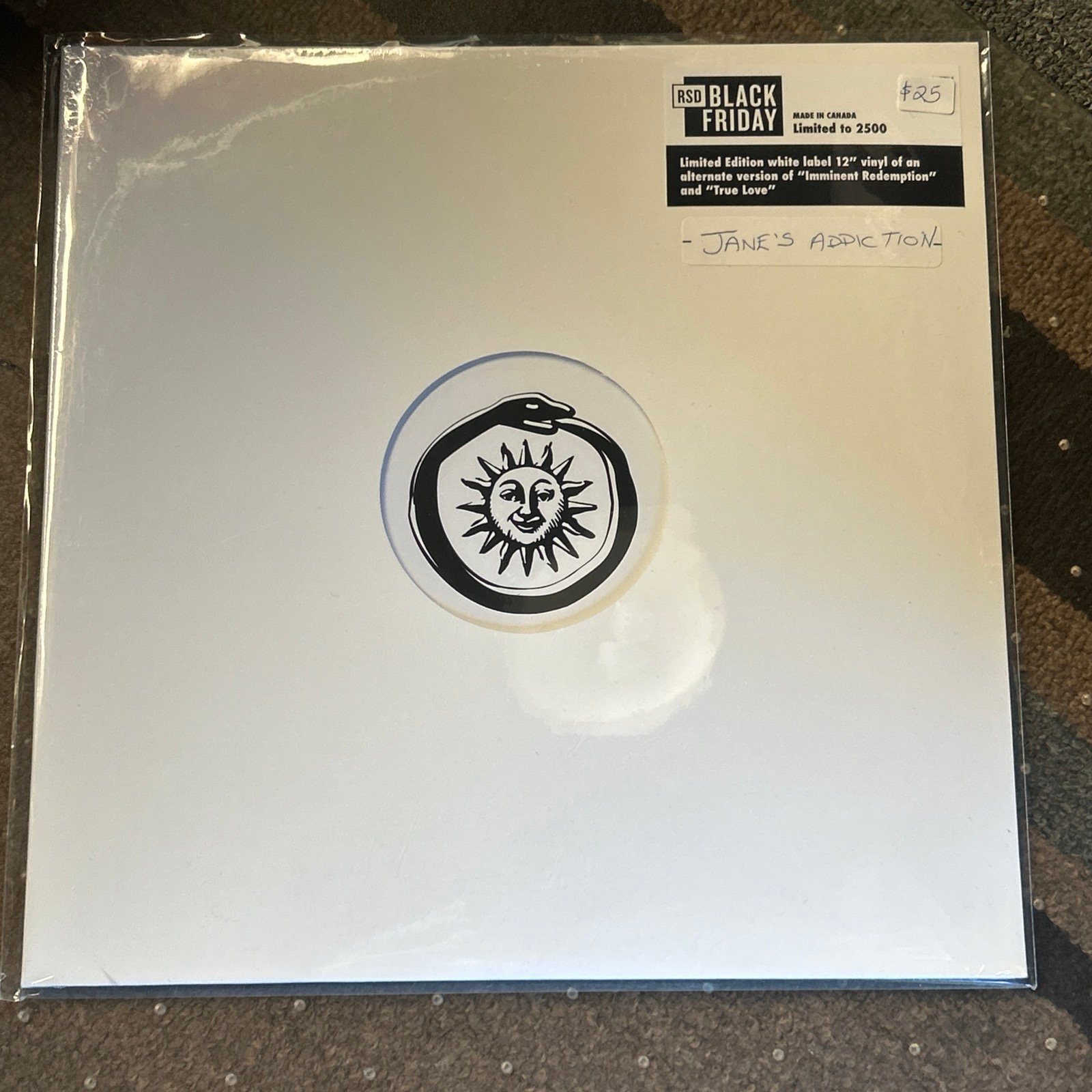 JANE'S ADDICTION Imminent Redemption USA 12 Vinyl RSD BK FRIDAY 2024