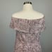 XSCAPE Women's Formal Dress Size 22W Purple Sequined Lace Off the Shoulder Gown
