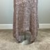 XSCAPE Women's Formal Dress Size 22W Purple Sequined Lace Off the Shoulder Gown