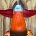 Vintage Thanksgiving Lighted Fall Harvest Candy Corn Blow Mold Yard Decoration