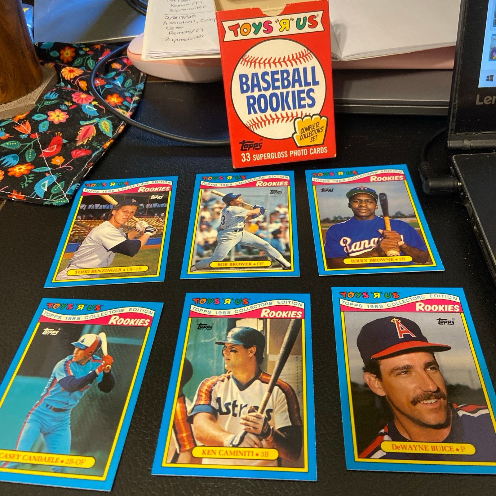 1988 Toys R Us Baseball Rookies