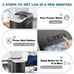 26lbs Rapid Ice Maker Machine - Fast 9-Bullet Ice Cubes in 6 Mins, Hassle-Free A