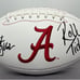Terrence Mount Cody signed Alabama Crimson Tide football w/ COA & proof