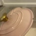 Paris Hilton Enameled Cast Iron Dutch Oven Heart-Shaped Pot with Lid, Pink