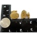 Boucher Gold Tone Cufflinks Oriental Design Symbol Wedding Tux Vintage