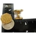 Boucher Gold Tone Cufflinks Oriental Design Symbol Wedding Tux Vintage