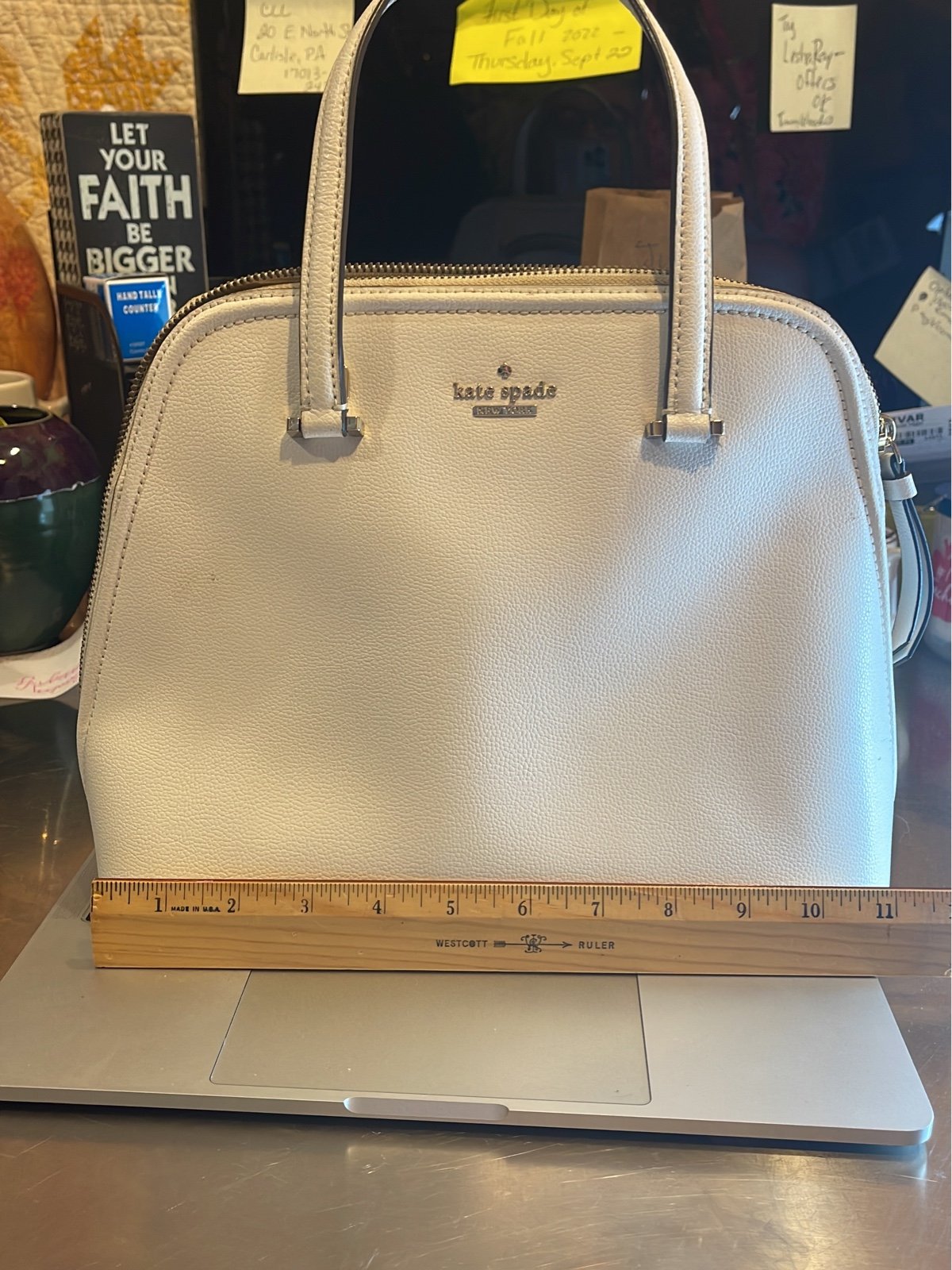 Kate Spade white purse