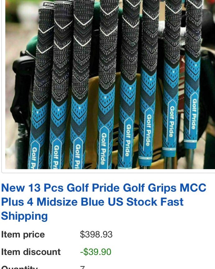 Golf club grips