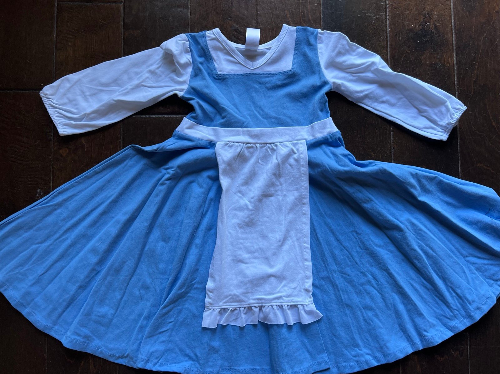 Reading Blue Belle Disney Cosplay Girls Dress Beauty And The Beast Size 8