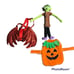 2 Pet Halloween Costumes & Toy