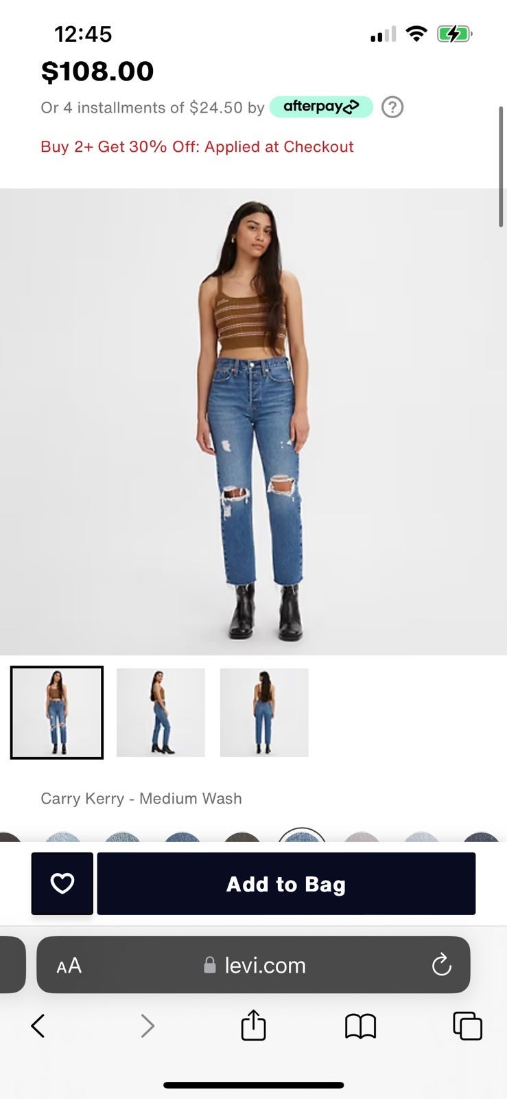 NWT Levi’s Wedgie Straight Fit Jeans