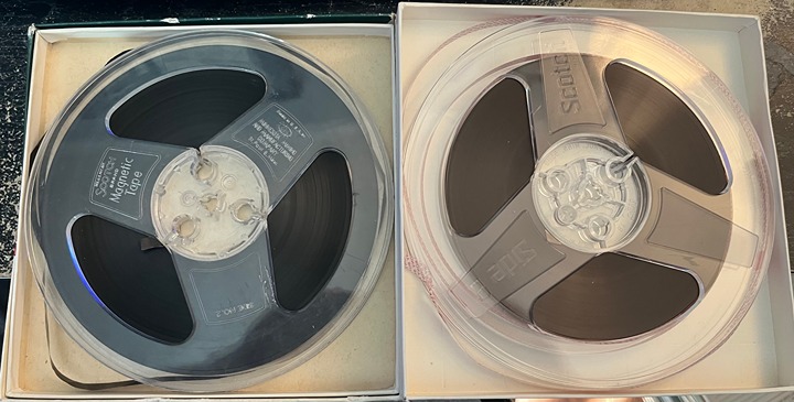 Poco/Buffalo Springfield Live Concert-Scotch 7 Reel to Reel Tapes-Sold as blank