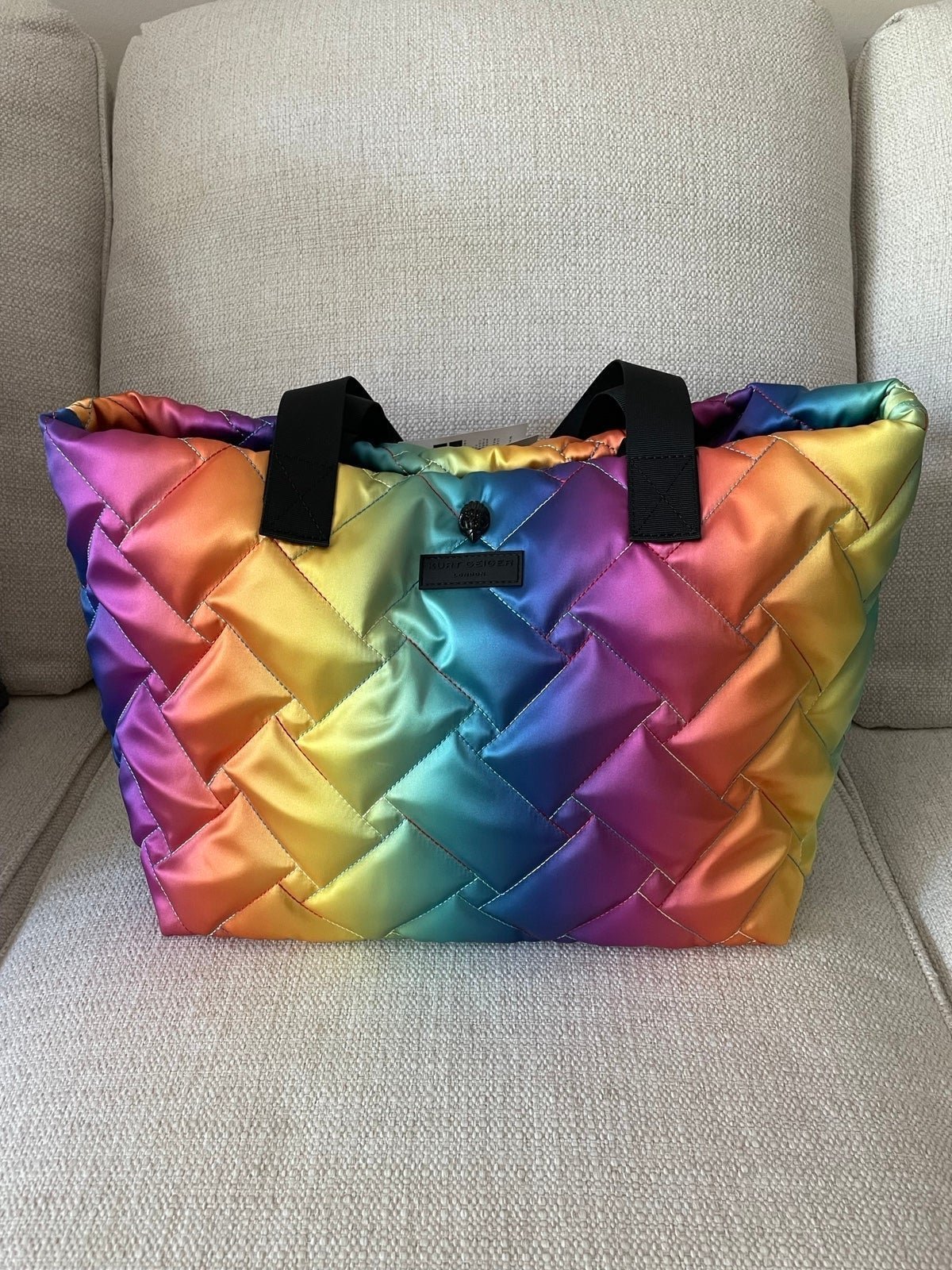 Kurt Geiger London Recycled Shopper Multi-Color Ombré Tote Bag