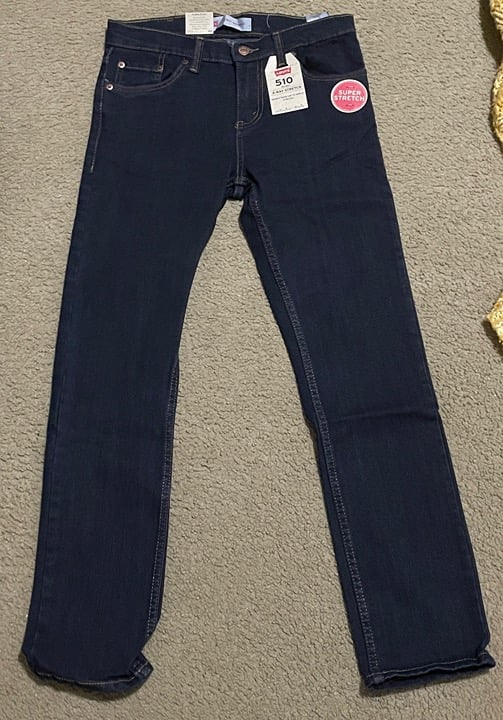Dark blue Levi 14 reg 27 x 27 510 skinny jeans