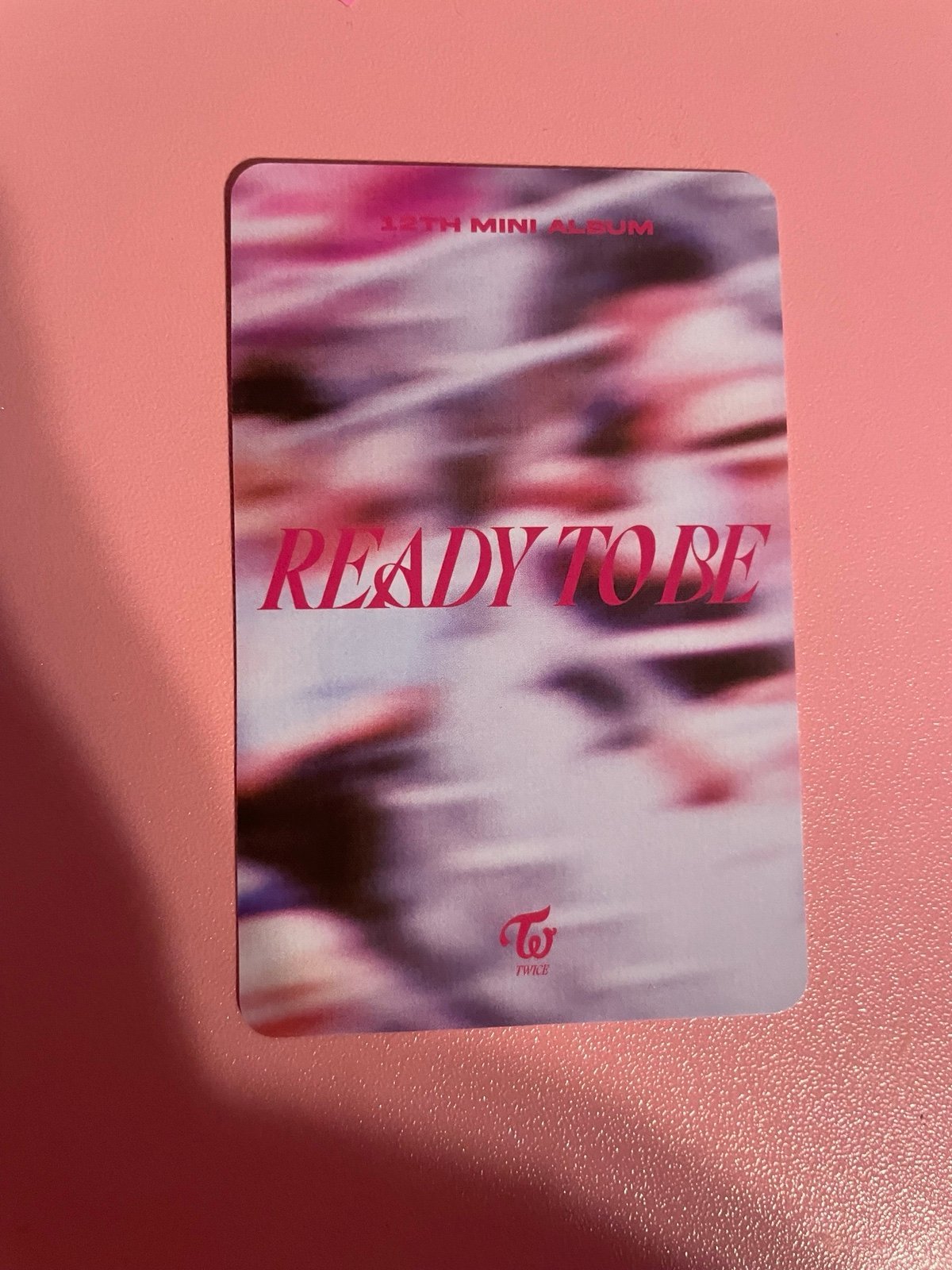 Twice Photocard ot9 Ready To Be POB preorder benefit - detail