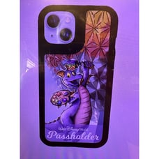 Disney Parks D-Tech iPhone 14 and 15 Case Cover NEW Figment Passholder