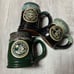 Deathwish Coffee hand thrown hand made ceramic Mugs Rare Pottery Barn/ Deneen