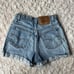Vintage orange tab Denim shorts