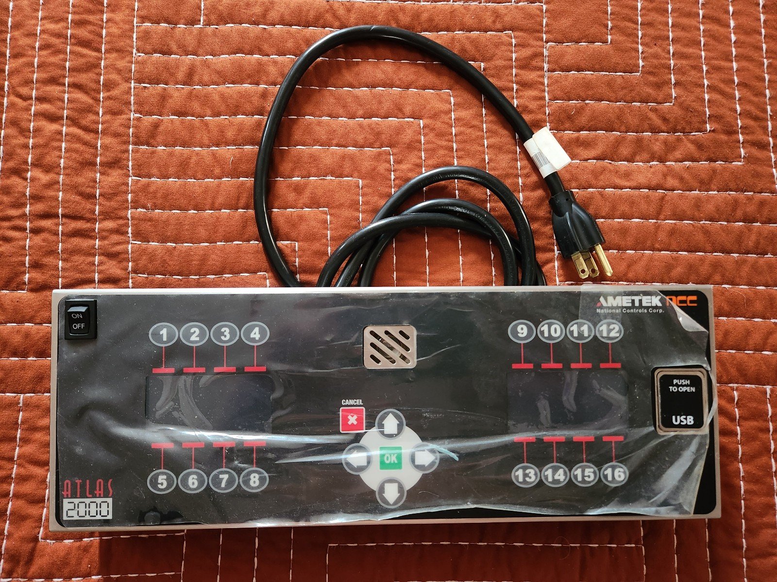 Ametek NCC Atlas 2000 16 Channel Multi-Product Restaraunt Timer - Like New