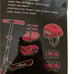 Scooter Brand new two wheels folding scooter girls with halmet and pads