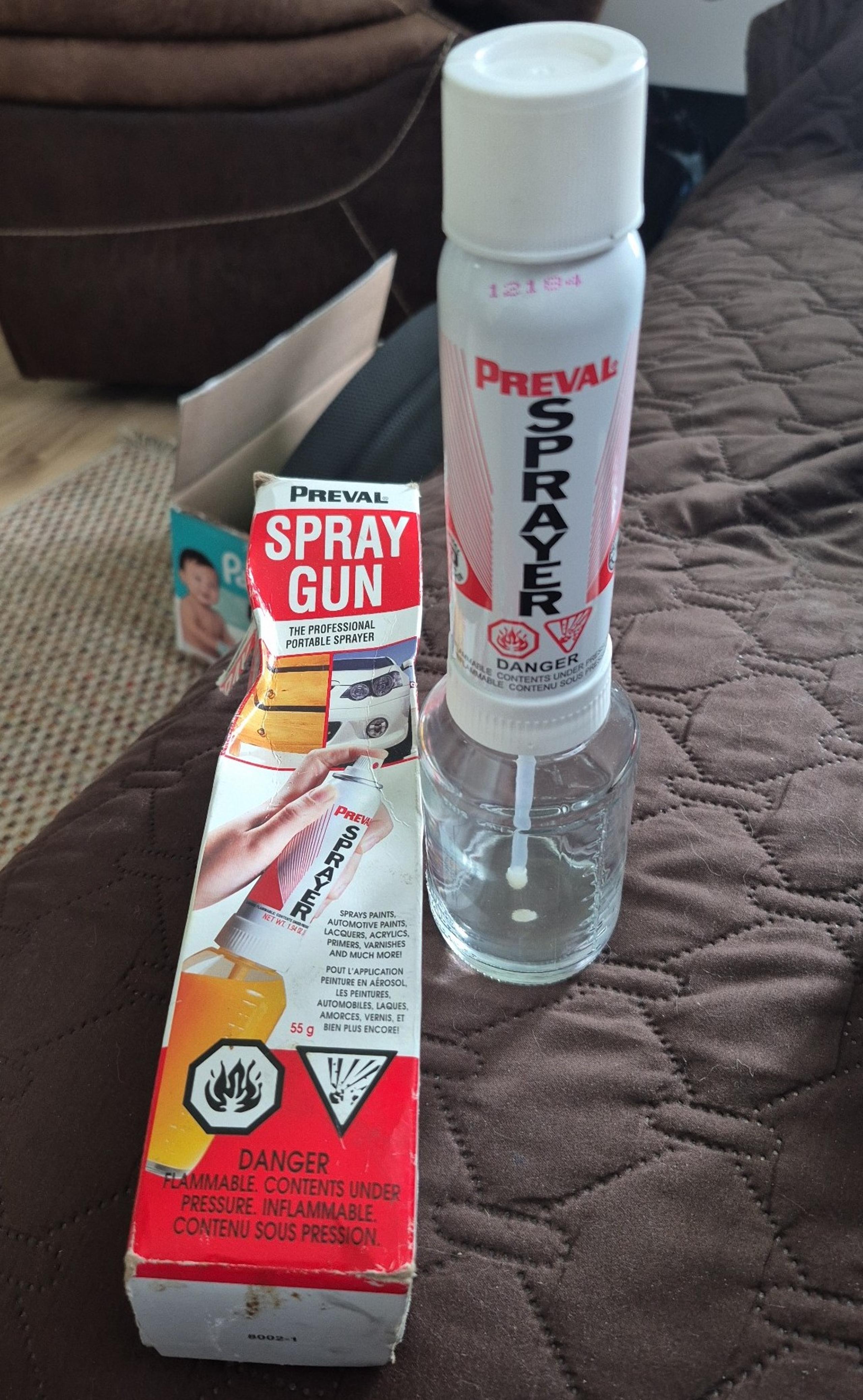 Vintage Preval Spray Gun- The Professional Portable Sprayer Original Packaging