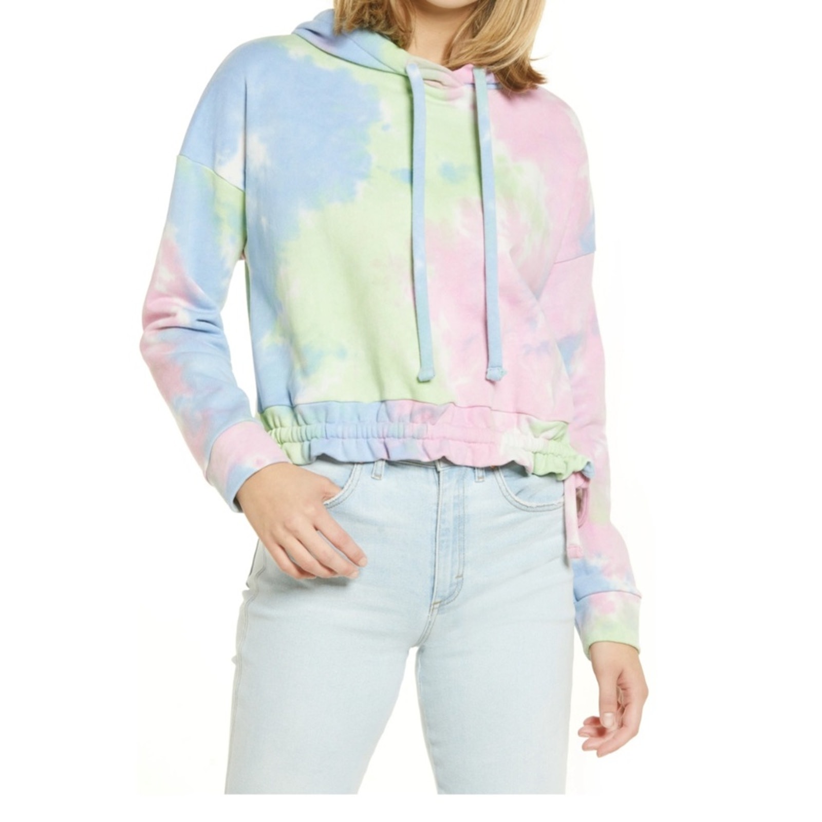 Blank NYC Pastel Tie Dye Hoodie