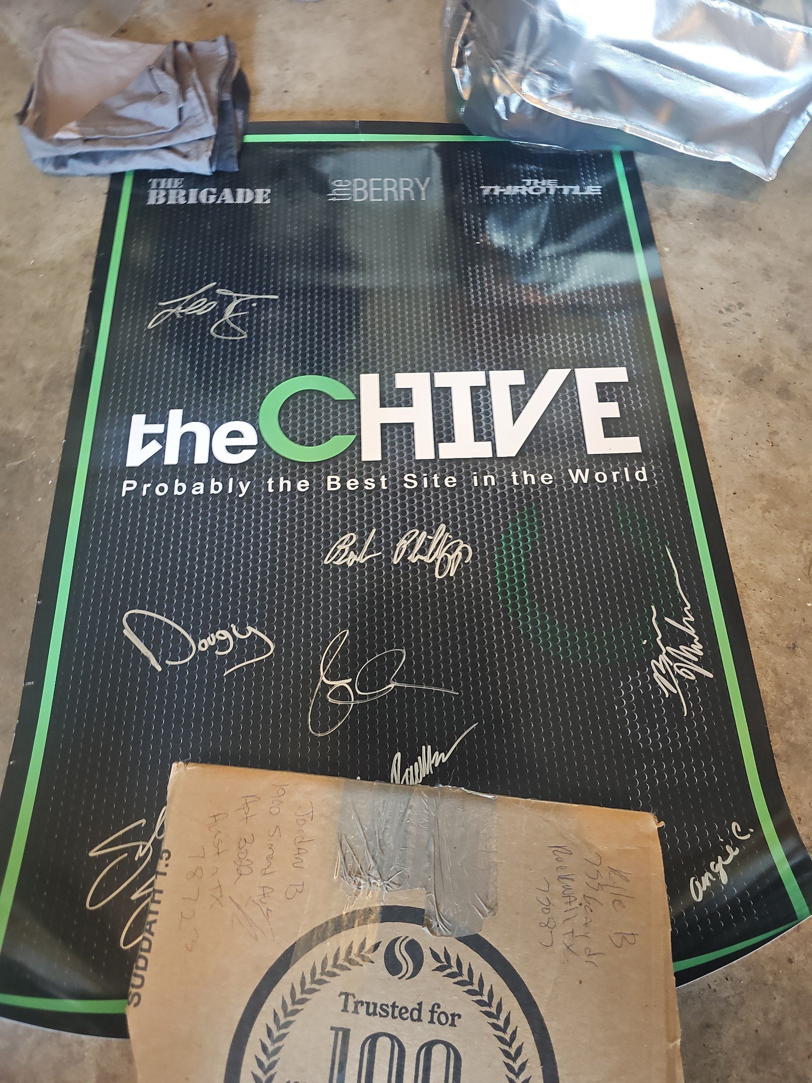 The Chive Poster signed
