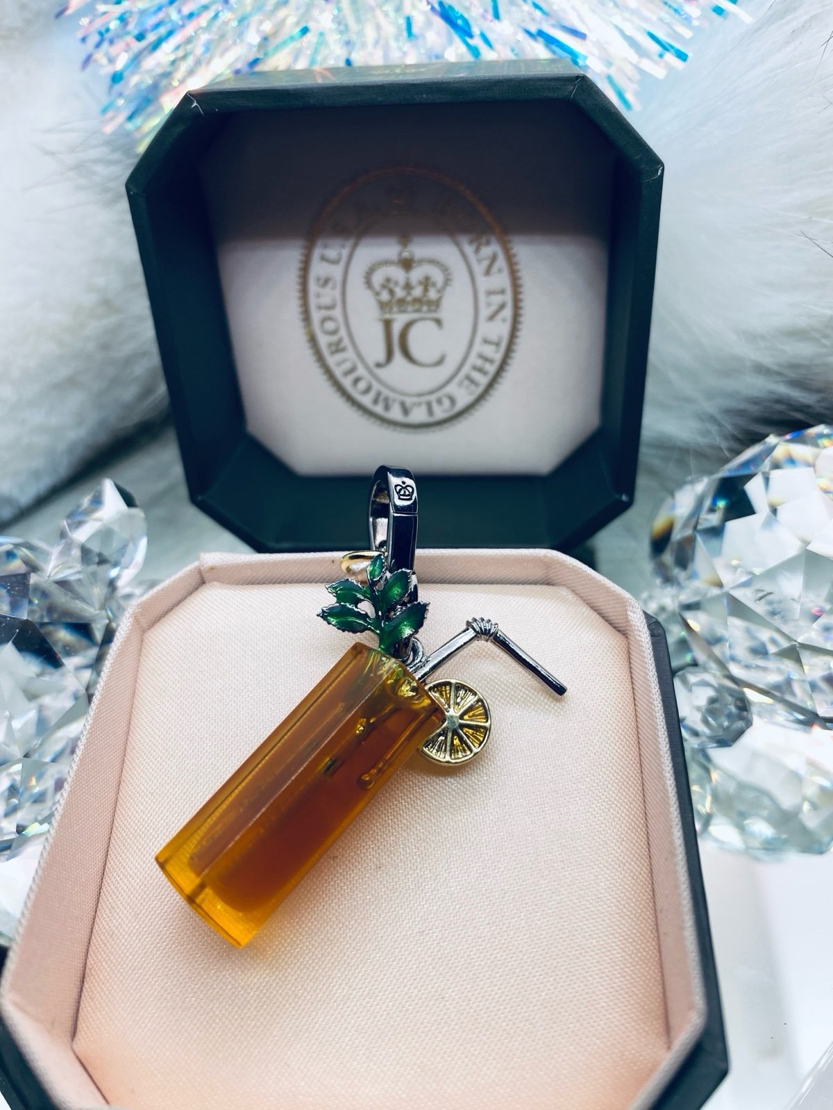 Brand New Juicy Couture ICED TEA Bracelet Charm