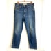 AMO Chelsea Cropped High Rise 5 Pocket Jeans in Mineral Blue Size 25