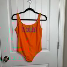 Alberta Ferretti one piece Te Quiero swimsuit size 42