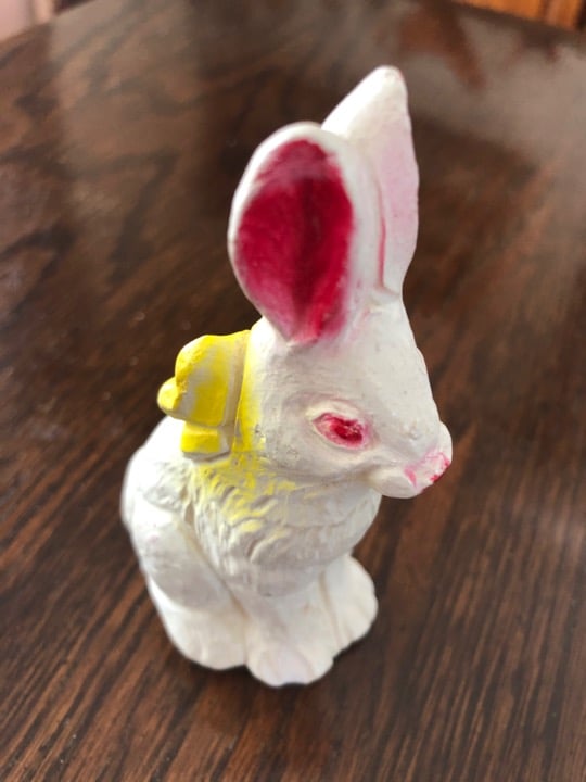 4.5 antique Easter Rabbit 1950 Bunny