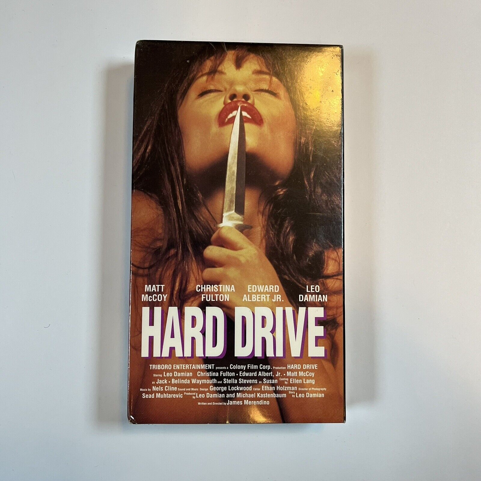 Hard Drive New Sealed VHS Tape Christina Fulton Matt McCoy Edward Albert Jr. HTF