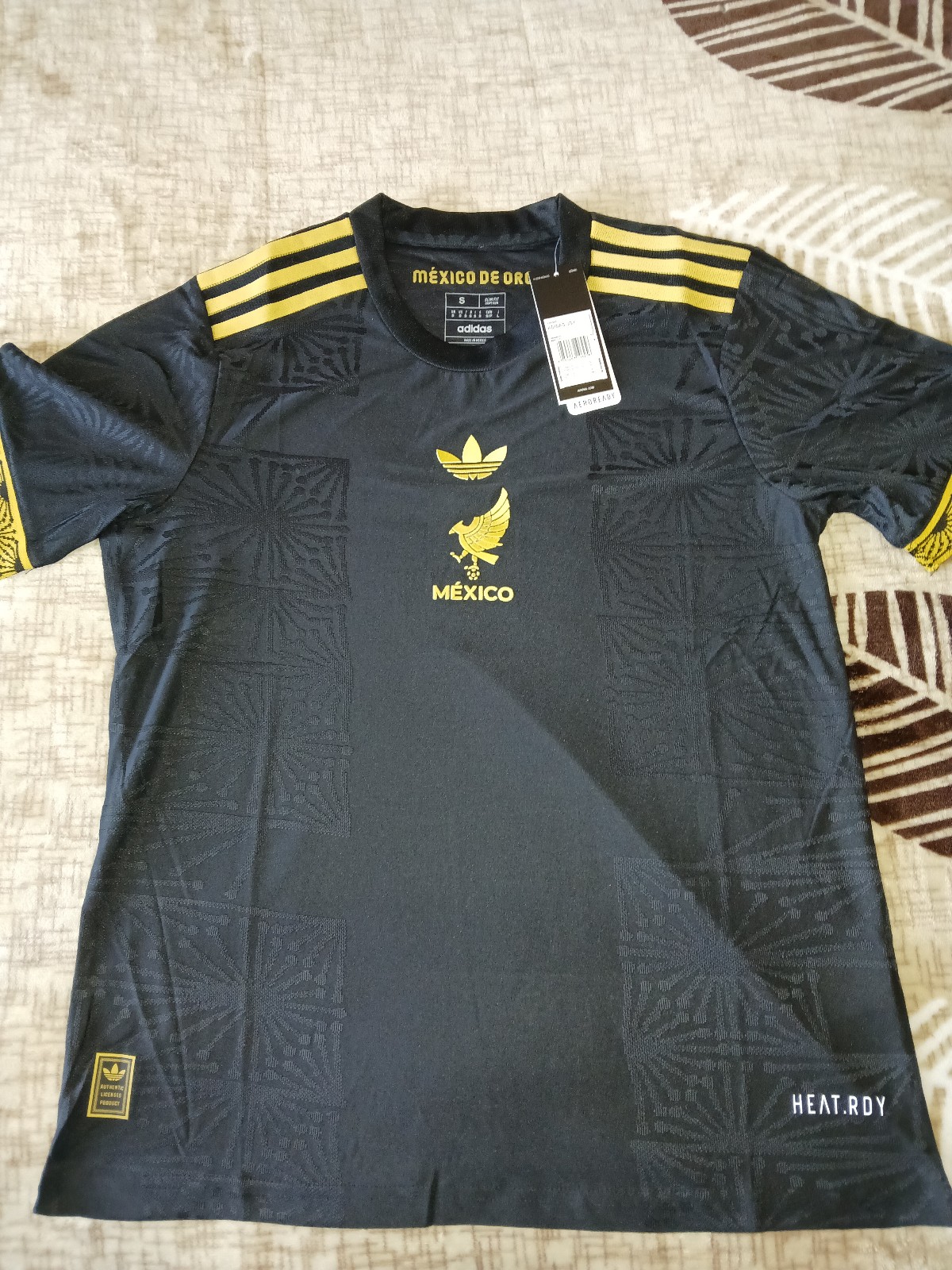 Mexico 25 Gold Jersey