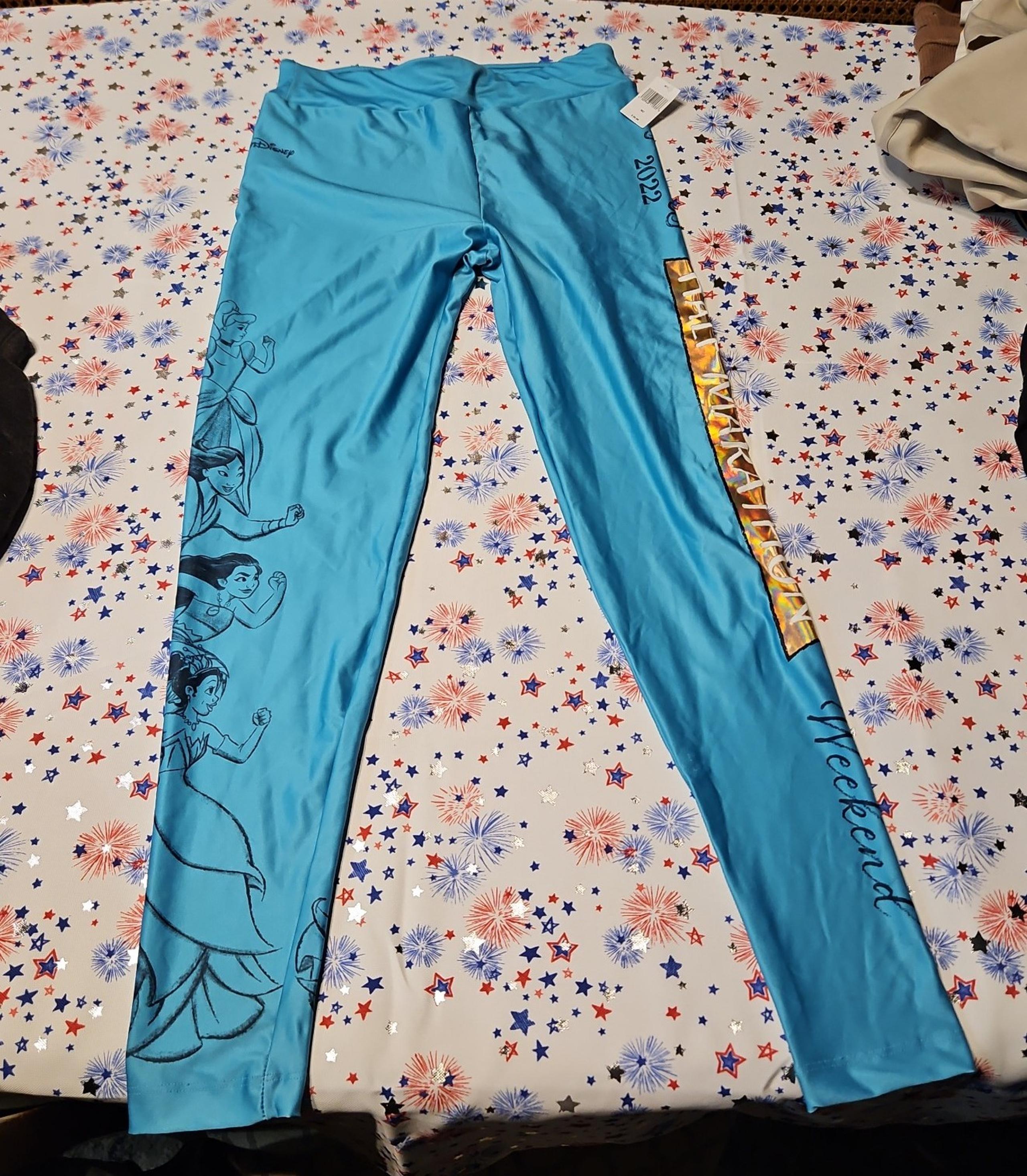 NWT Run Disney 2022 Princess Half Marathon Athletic Leggings Women's Size M