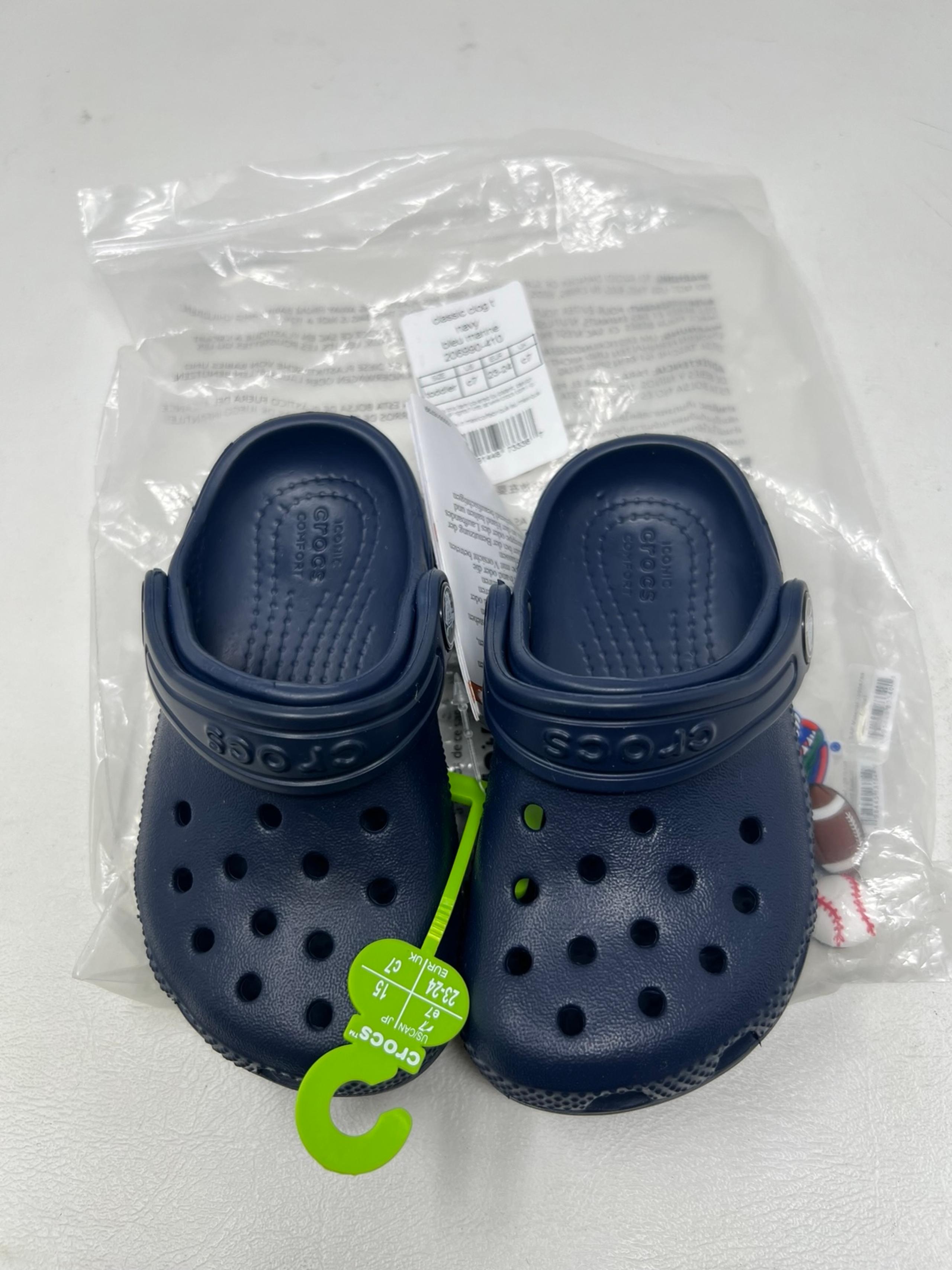 Crocs Classic Clog navy NWT sz toddler C7