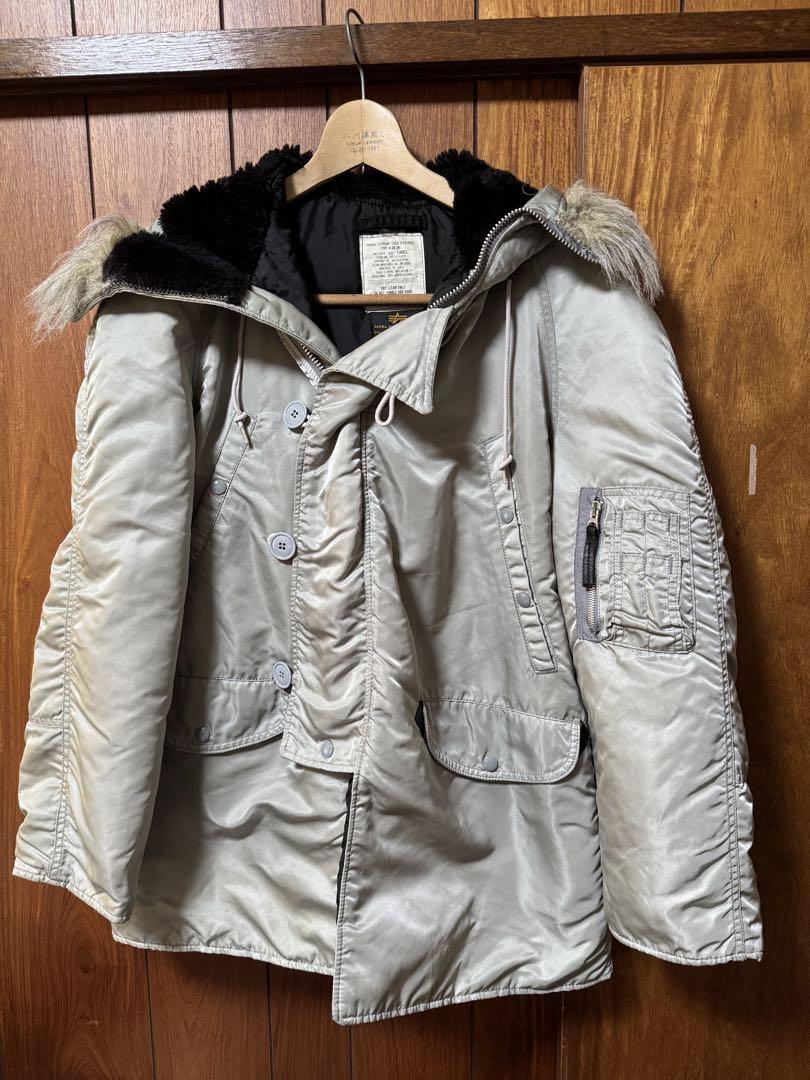 ALPHA INDUSTRIES TYPE N-3B Silver Coat Size S