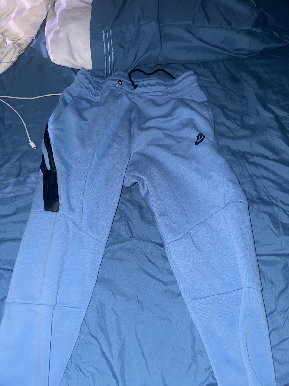Nike Sportswear Tech Fleece Pants in Blue