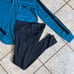 Vs PINK front zip hoodie & pocket leggings complete outfit set