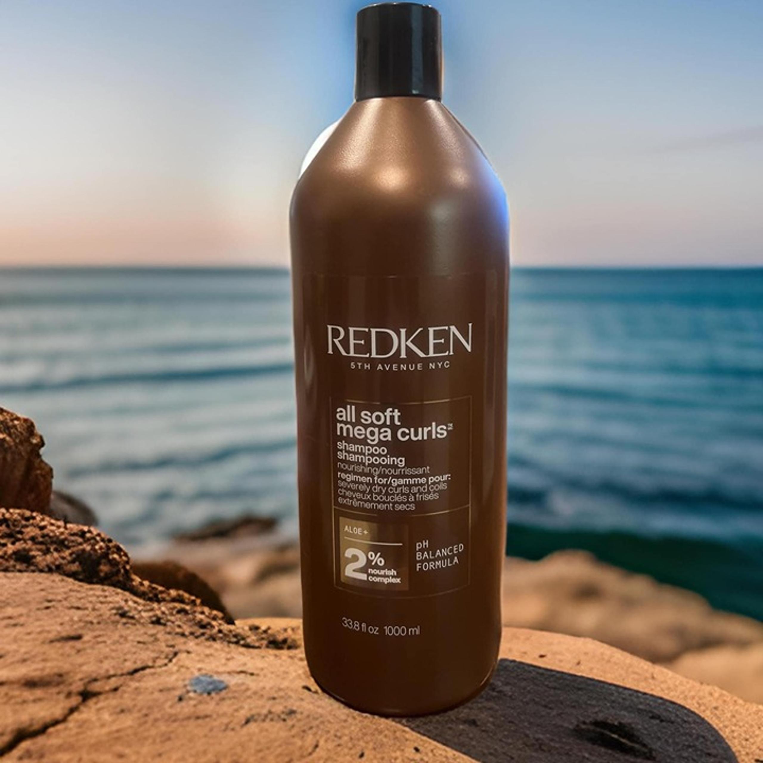 Redken AllSoft Mega Dry Curls and Coils Hair Shampoo 33.8 oz