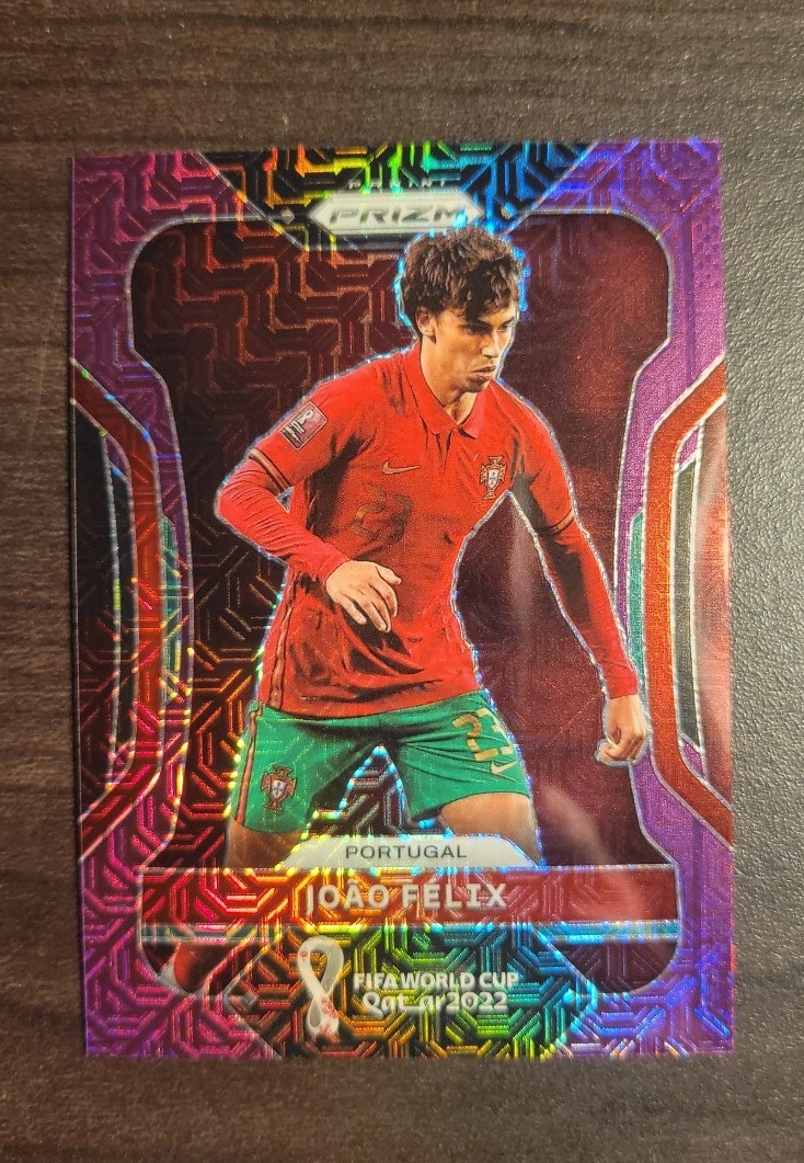 2022 panini prizm fifa world cup qatar Joao Felix Purple parallel /49