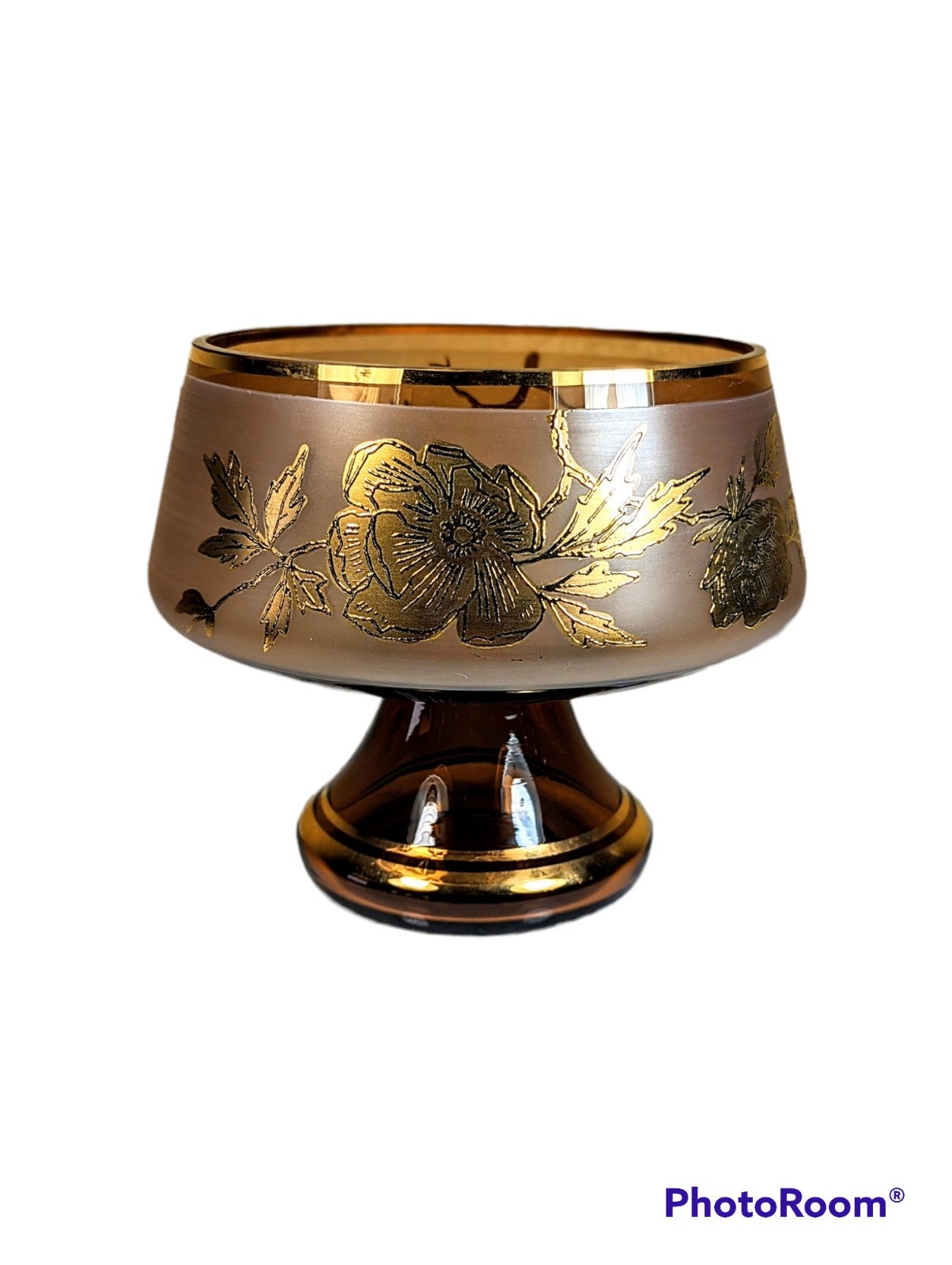 Kusak Czech Bohemian Clan Gorgeous Post Modern Art Glass Pedestal Console Bowl