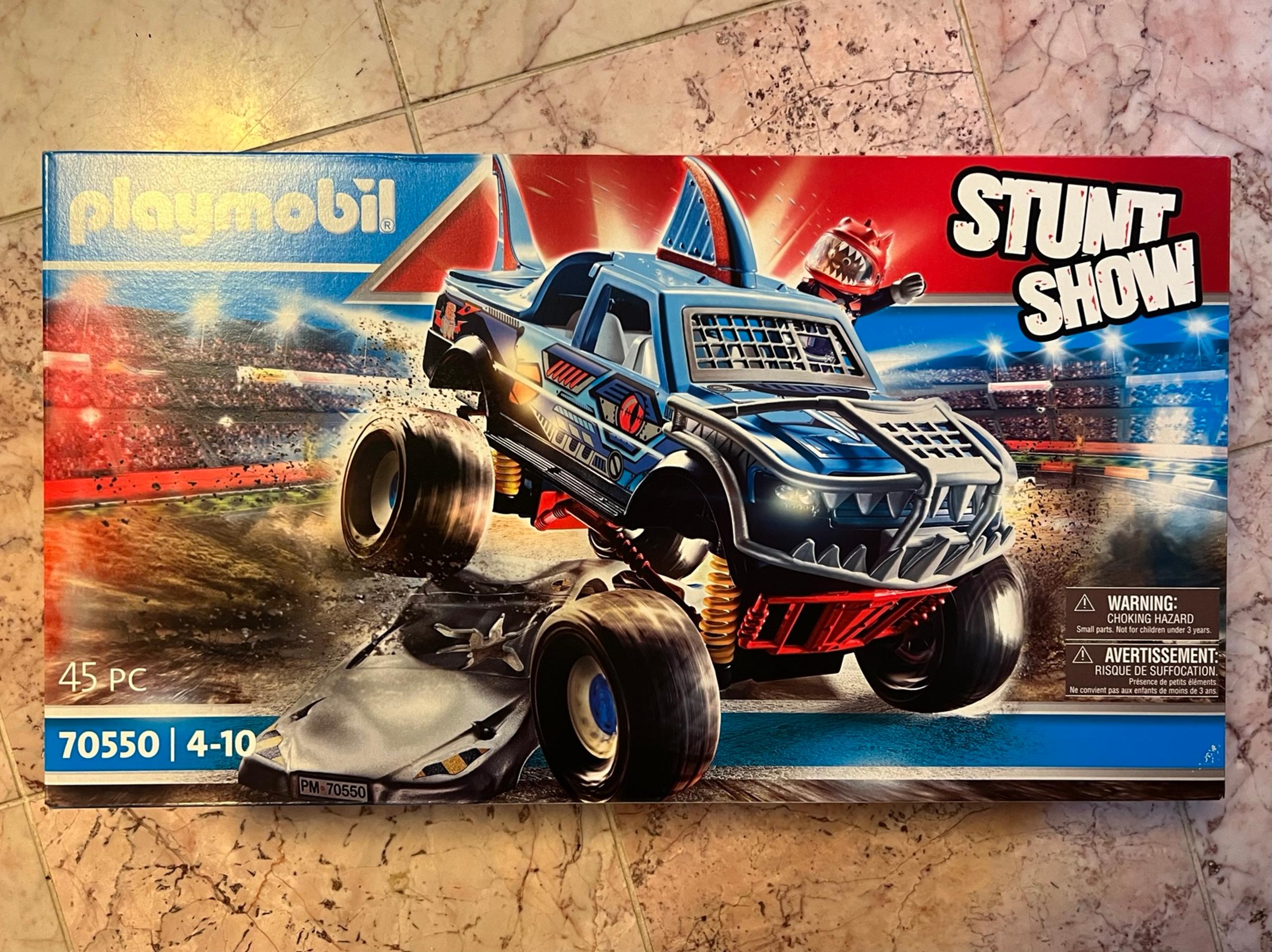 Playmobil Stunt Show Monster Shark Truck Set 70550