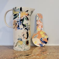 Anthropologie Renee Pitcher & Anthropologie Remi Spoon Rest
