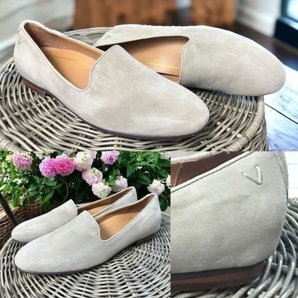 VIONIC Willa Suede Slip On Loafer Flat Sz 9.5