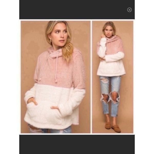 New-Last One-Fuzzy Fleece Pullover